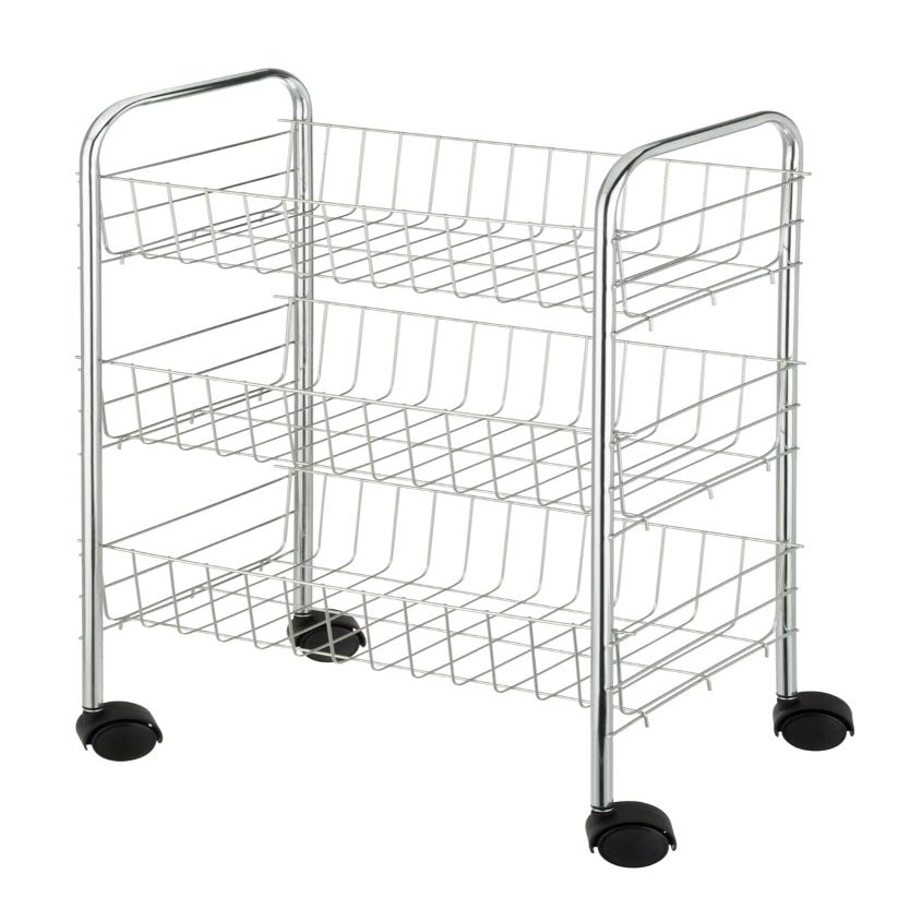 Wenko "Florence Household/Bathroom Trolley, Silver