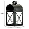 Achla Designs Travis House Colonial Style Lantern for Candle or LED view 2