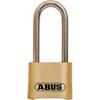 ABUS 180/50 Solid Brass Combination Padlock, Long Stainless Steel Shackle (2-1/2") view 1