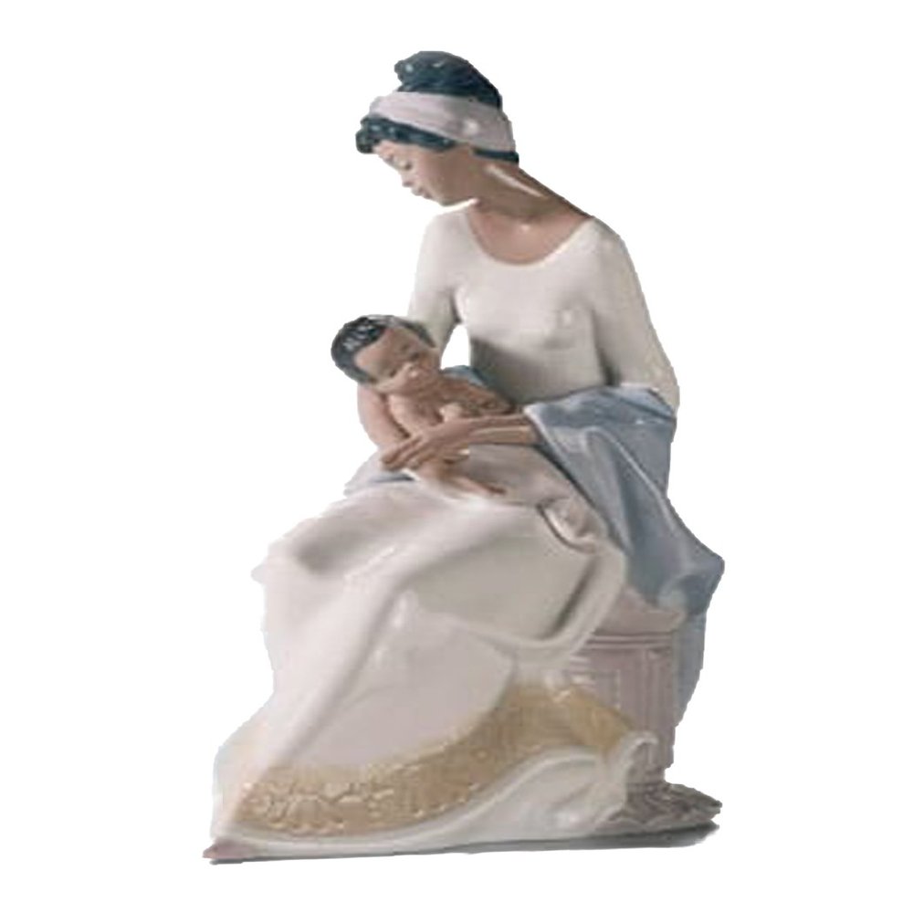 LLADR A Mother's Embrace. Porcelain Mother Figure.