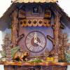 August Schwer Cuckoo Clock Trunk, Bear, Marmot view 2
