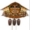 August Schwer Cuckoo Clock Cow, Mill-Wheel view 1