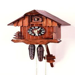 August Schwer Cuckoo Clock House, Trough, Tree