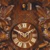 August Schwer Cuckoo Clock Three Birds, deep carvings view 3