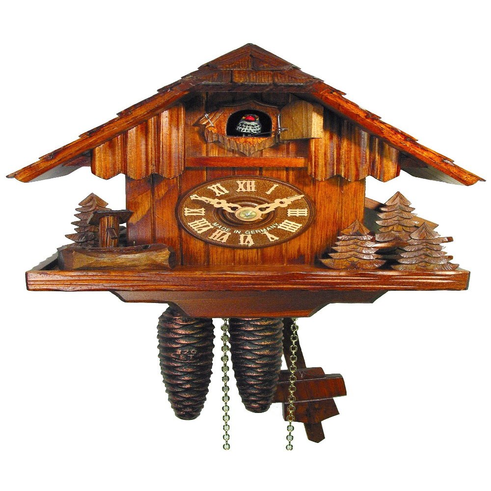 August Schwer Cuckoo Clock Little Black Forest House