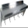 Cucina Americana Mensola Grande Shelf with Wall Mounted Pot Rack Size: 36" W view 1