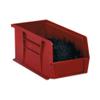 BOXBINP1155R - 51/2 x 107/8 x 5 Red Plastic Stack Hang Bin Boxes view 1