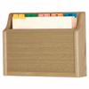 Wooden Mallet Square Bottom File Holder, Letter Size, Light Oak view 1
