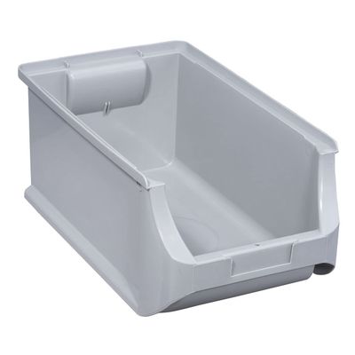 Allit 456224 Size 4 Storage Bin, Grey, 355 x 205 x 150 mm