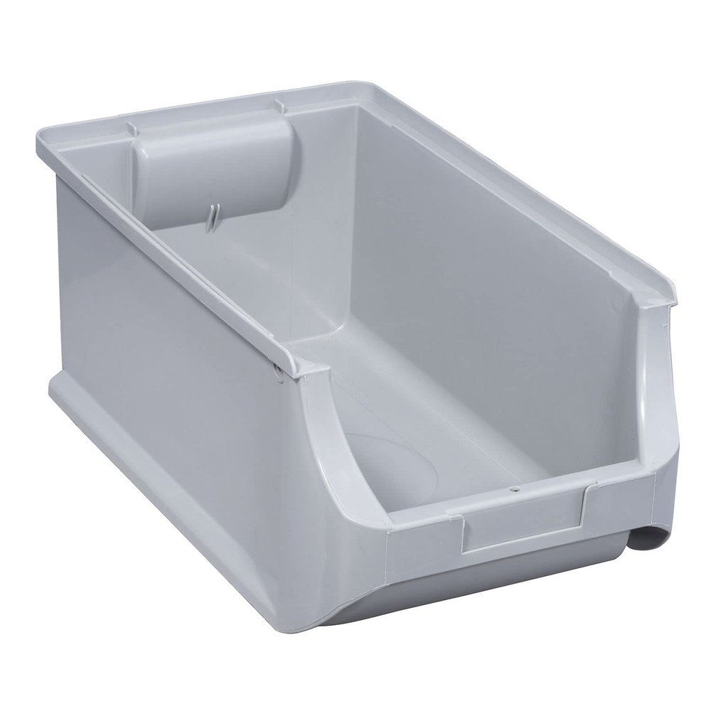 Allit 456224 Size 4 Storage Bin, Grey, 355 x 205 x 150 mm