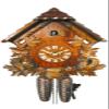 August Schwer Cuckoo Clock Pitched Roof, Larks view 1