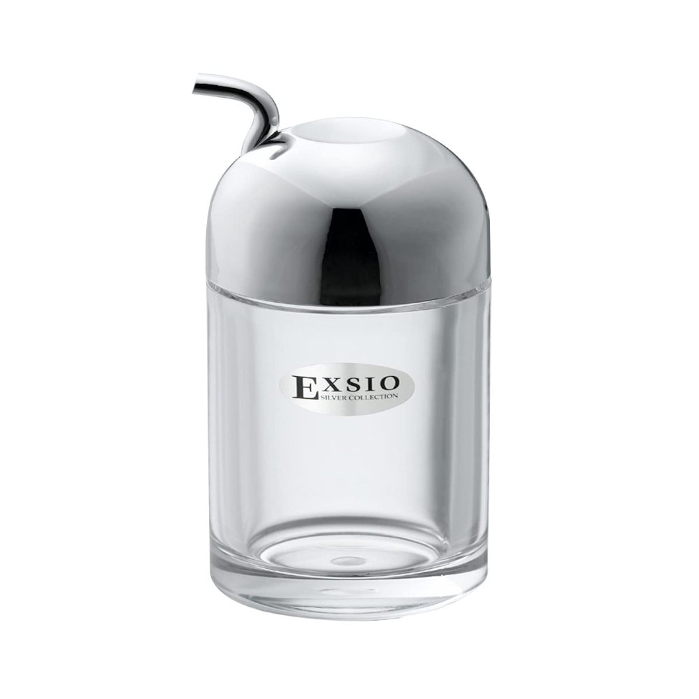 Taiwa EX-3 Soy Sauce Jug, Silver, 4.9 fl oz (140 ml), Drip Prevention, Non-Cling, Stylish, Made in Japan, 1 Bottle, Large
