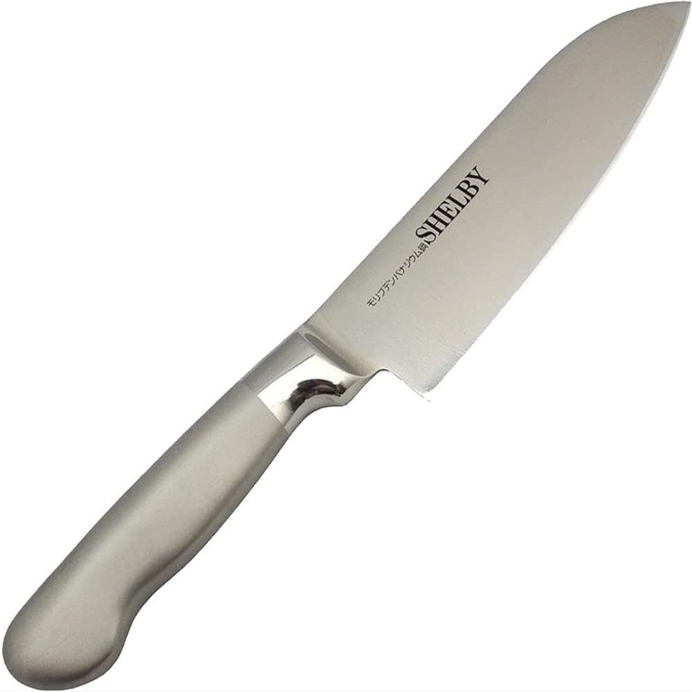 Tafuco Z-2355 Santoku Knife, All-Purpose, 6.5 inches (165 mm), Stainless Steel, Shelby