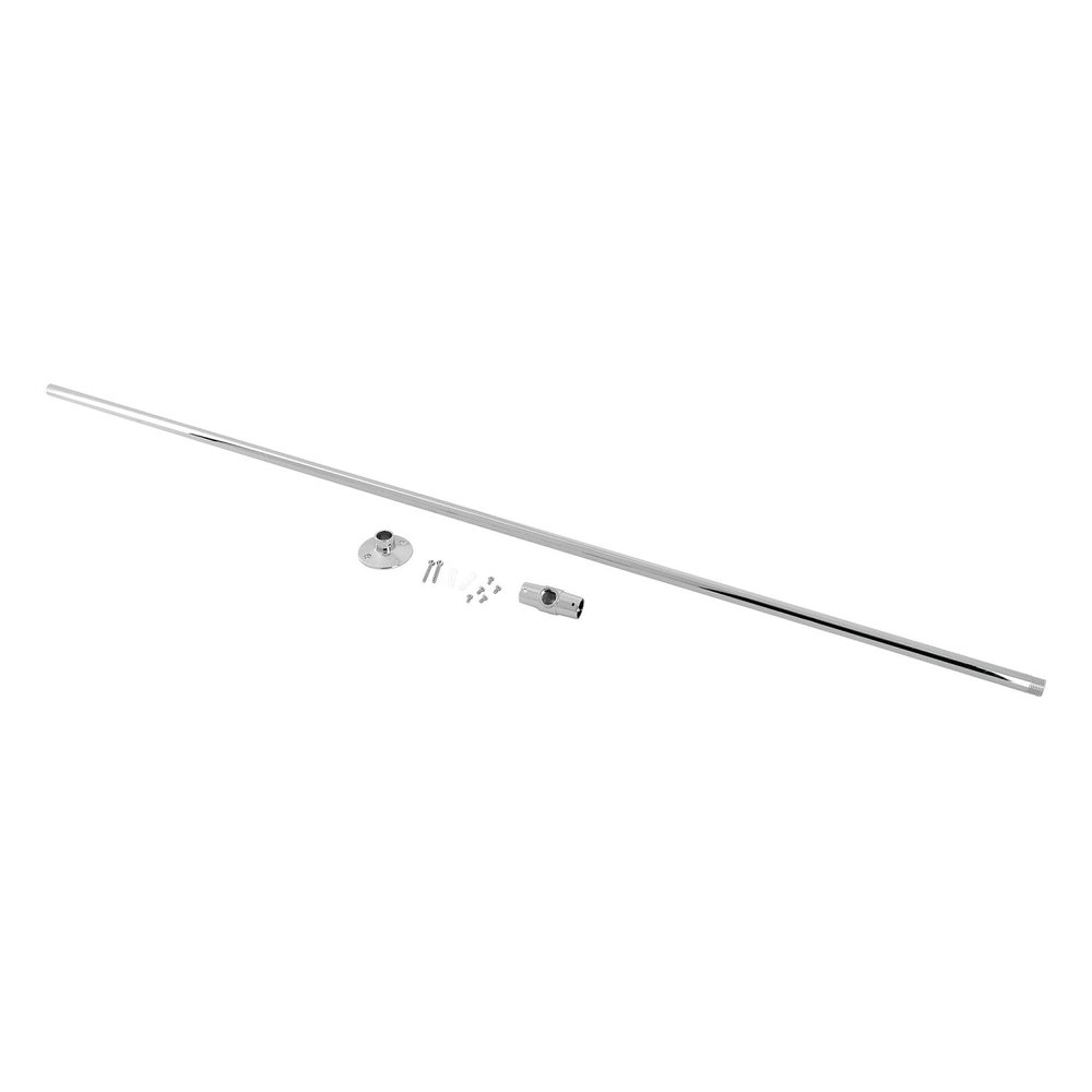48" Ceiling Support Finish: Polished Chrome