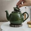 London Pottery Farmhouse Small Teapot with Infuser, Ceramic, Green, 2 Cup (600 ml) view 3