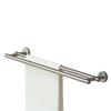 Tiger Boston Double Towel Rail, Stainless Steel Brushed, 58,1x5x13 cm view 1