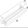 Tiger Boston Double Towel Rail, Stainless Steel Brushed, 58,1x5x13 cm view 4