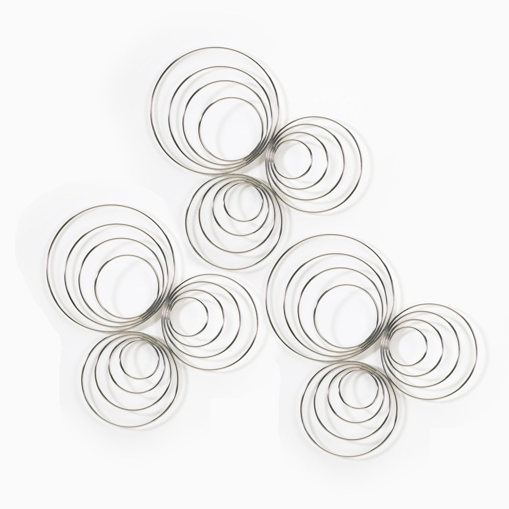 Umbra Set of 3 Dizzy Wall D'Cor, Chrome