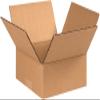 9 x 9 x 3" Flat Corrugated Boxes view 1