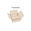 9 x 9 x 3" Flat Corrugated Boxes view 2