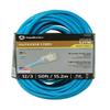 Southwire 02578SW000H 12/3 50-Foot Neon Outdoor Extension Cord (Bright Blue) view 2