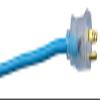 Southwire 02578SW000H 12/3 50-Foot Neon Outdoor Extension Cord (Bright Blue) view 3