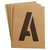HY-KO Products ST-6 Number & Letter Stencils, 6 Inch, Tan view 3