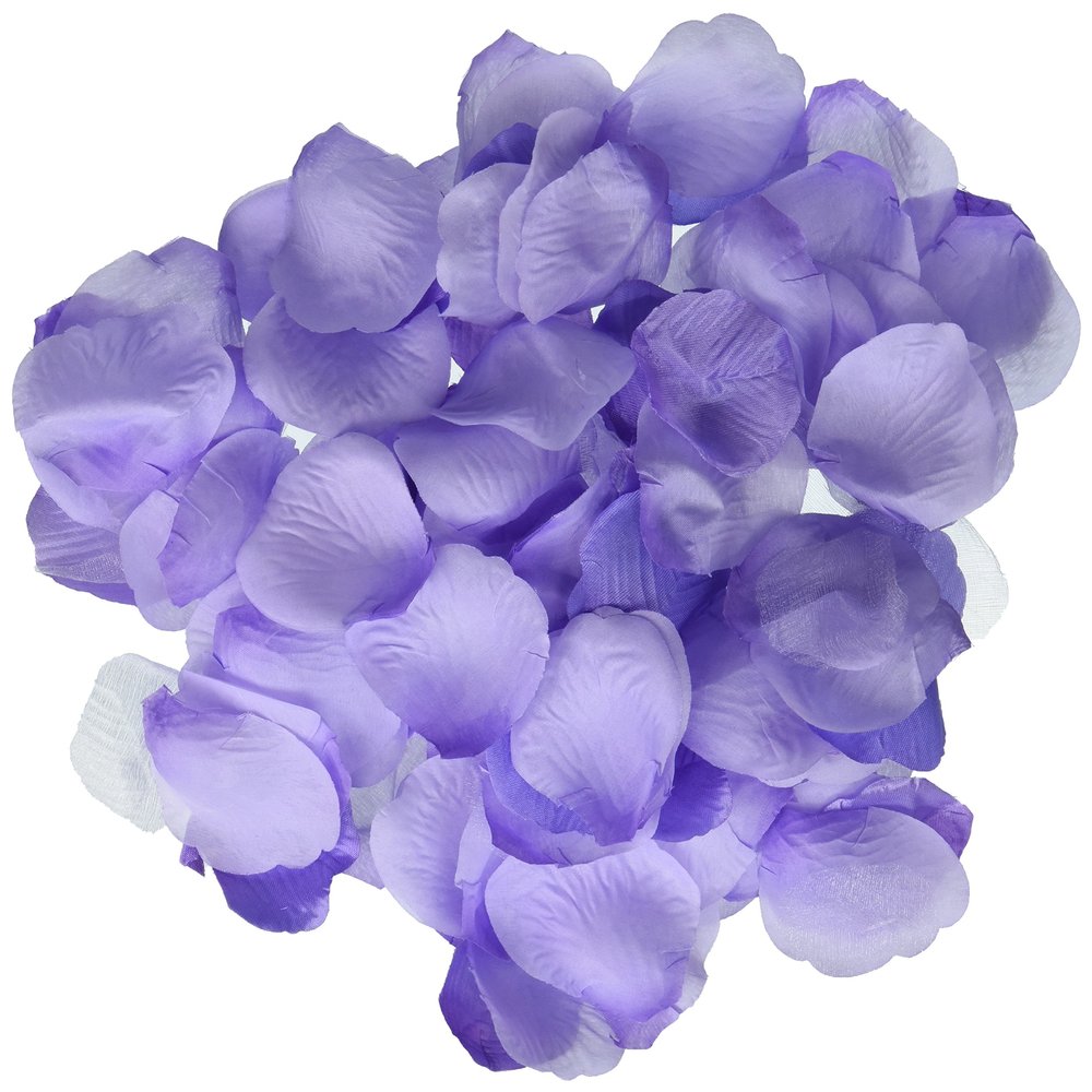 Darice RC-7210-51 Decorative Satin Loose Rose Petals, Purple, 300 Per Pack
