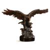 Aggressive Eagle Bronze Finish Sculpture with Base, 12.5 inches H view 1
