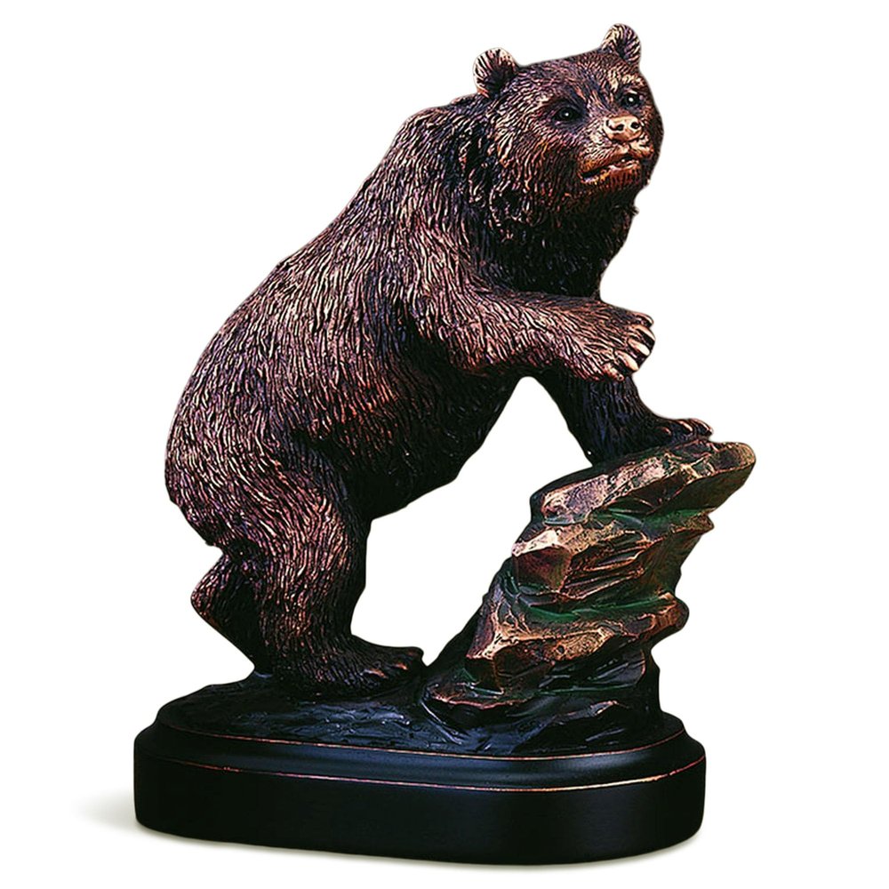 Treasure of Nature Bear on Rock, 5 x 2.5 x 6 inch