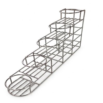 Rattleware 5-Tier Stainless Steel Bottle Rack for Kitchen, Bar & Countertop