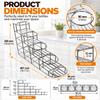 Rattleware 5-Tier Stainless Steel Bottle Rack for Kitchen, Bar & Countertop view 3