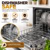 Rattleware 5-Tier Stainless Steel Bottle Rack for Kitchen, Bar & Countertop view 4