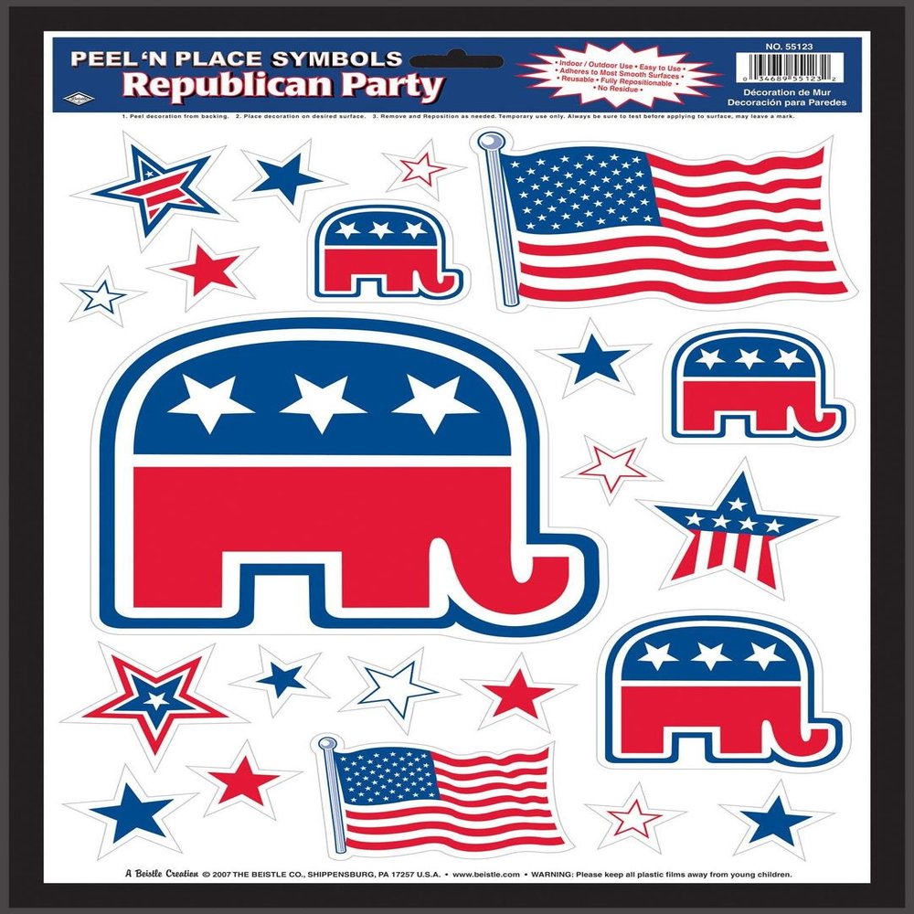 Republican Peel 'N Place