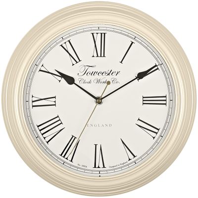 Acctim 26702 Redbourn Wall Clock, Cream