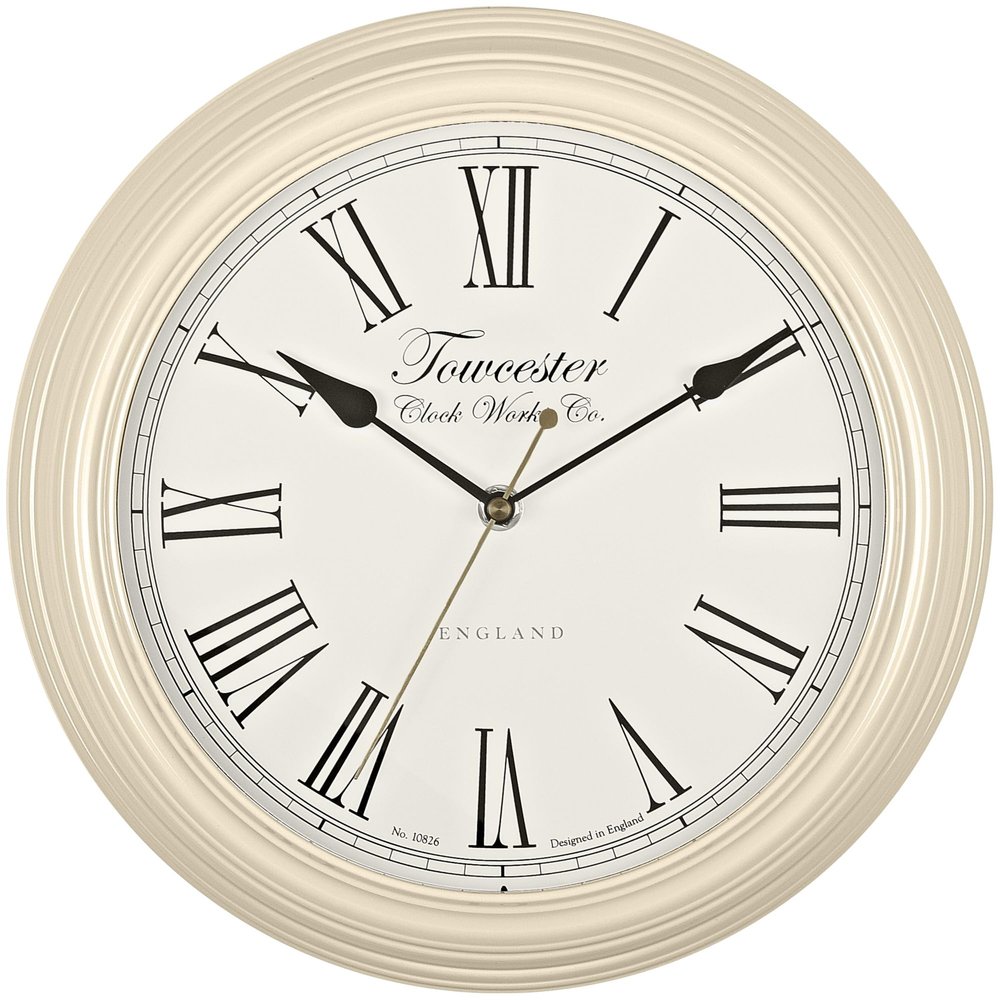 Acctim 26702 Redbourn Wall Clock, Cream