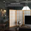 2 ft. Short Desktop Window Pane Shoji Screen - Natural - 5 Panels view 2