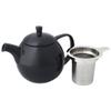 FORLIFE Curve Teapot with Infuser, 24-Ounce, Black Graphite view 2