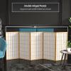 3 ft. Short Window Pane Shoji Screen - Natural - 5 Panels view 3