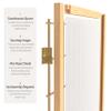 3 ft. Short Window Pane Shoji Screen - Natural - 5 Panels view 4