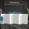 3 ft. Short Window Pane Shoji Screen - White - 6 Panels view 3