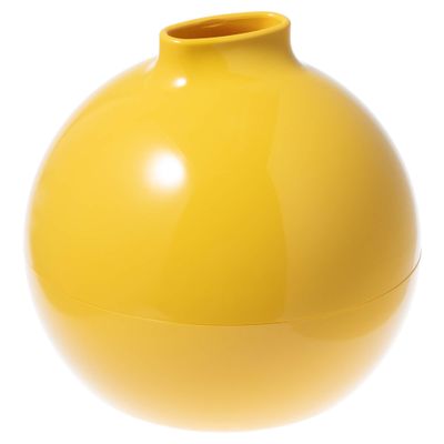 Ai Collection Ishikawa Resin Industry Paper Pot Tissue Case Holder, Made in Japan, Can be Used for Toilet Paper, Stylish, Cute, Yellow, Easy to Remove, Normal Size, Tissue Paper Pot, Gift, Present,