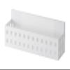 like-it Mag-On 8050 Kitchen Laundry Magnetic Storage Strong Magnets, Spice Rack, White, Stick to Fridge view 1