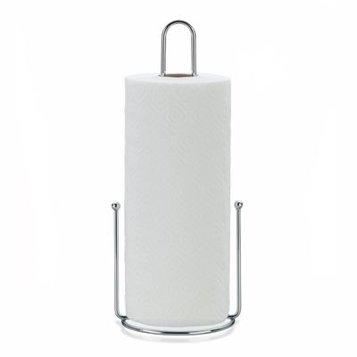 kela Kitchen roll Holder Upright, Also for Thick Rolls, Kitchen roll Holder 33 cm high, GLOBUL, Metal