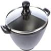 Kela Mini Wok Set, Cast Iron, Black, 24 cm view 1