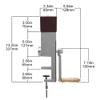 Kitchen Crop Grain Mill Wheat Flour Grinder, Stainless Steel Metal Burrs (Hand Crank Grain Mill) view 4