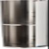 San Jamar Lid Dispenser Wall-Mounted, 24 - 46 Oz Cups with Dual Lid Capacity for Restaurants, Dining Halls, and Fast Food, Stainless Steel, 23.5 Inches, Silver view 1