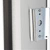 San Jamar Lid Dispenser Wall-Mounted, 24 - 46 Oz Cups with Dual Lid Capacity for Restaurants, Dining Halls, and Fast Food, Stainless Steel, 23.5 Inches, Silver view 2