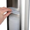 San Jamar Lid Dispenser Wall-Mounted, 24 - 46 Oz Cups with Dual Lid Capacity for Restaurants, Dining Halls, and Fast Food, Stainless Steel, 23.5 Inches, Silver view 3