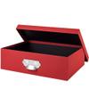 Rossler Soho A4 Paper Box with Index Holder and Handle - Red view 2